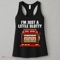 Cool Slot Machine Lovers Art For Men Women Casino Gambler Women's Tank Top thumb 3