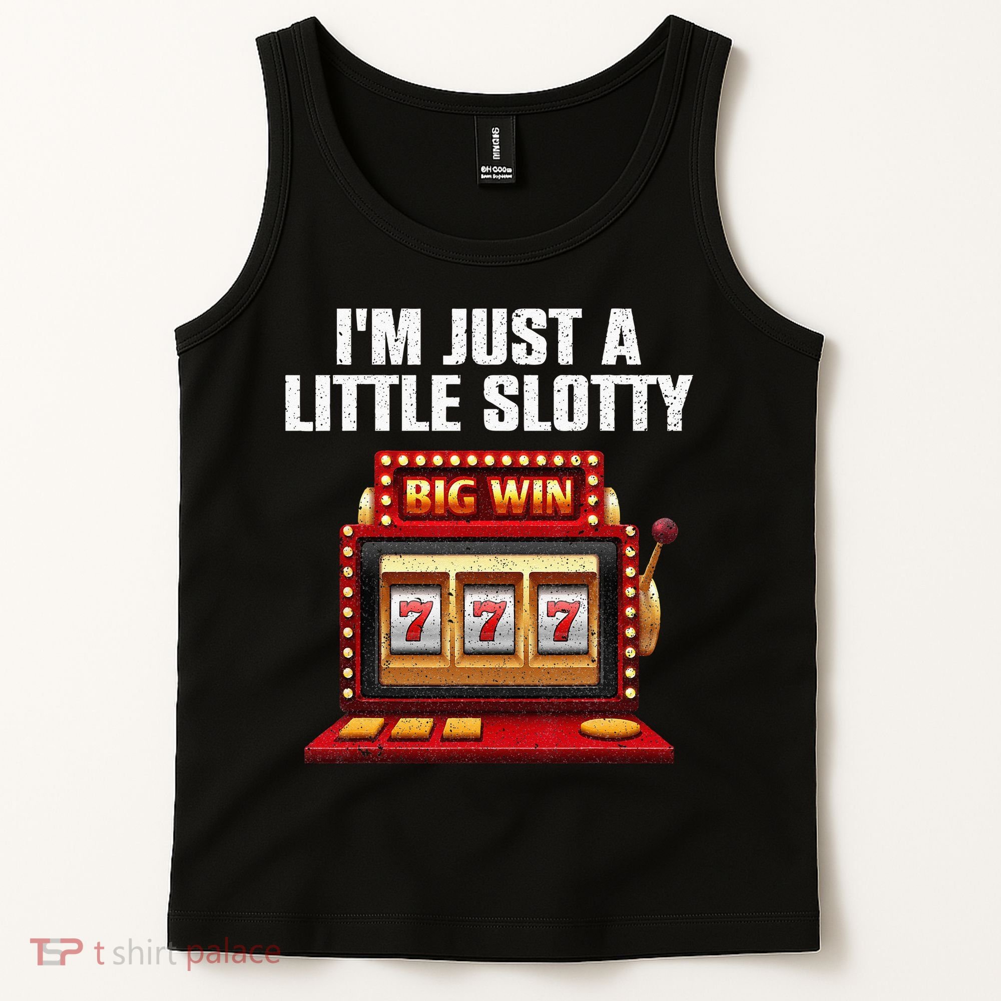 Cool Slot Machine Lovers Art For Men Women Casino Gambler Tank Top