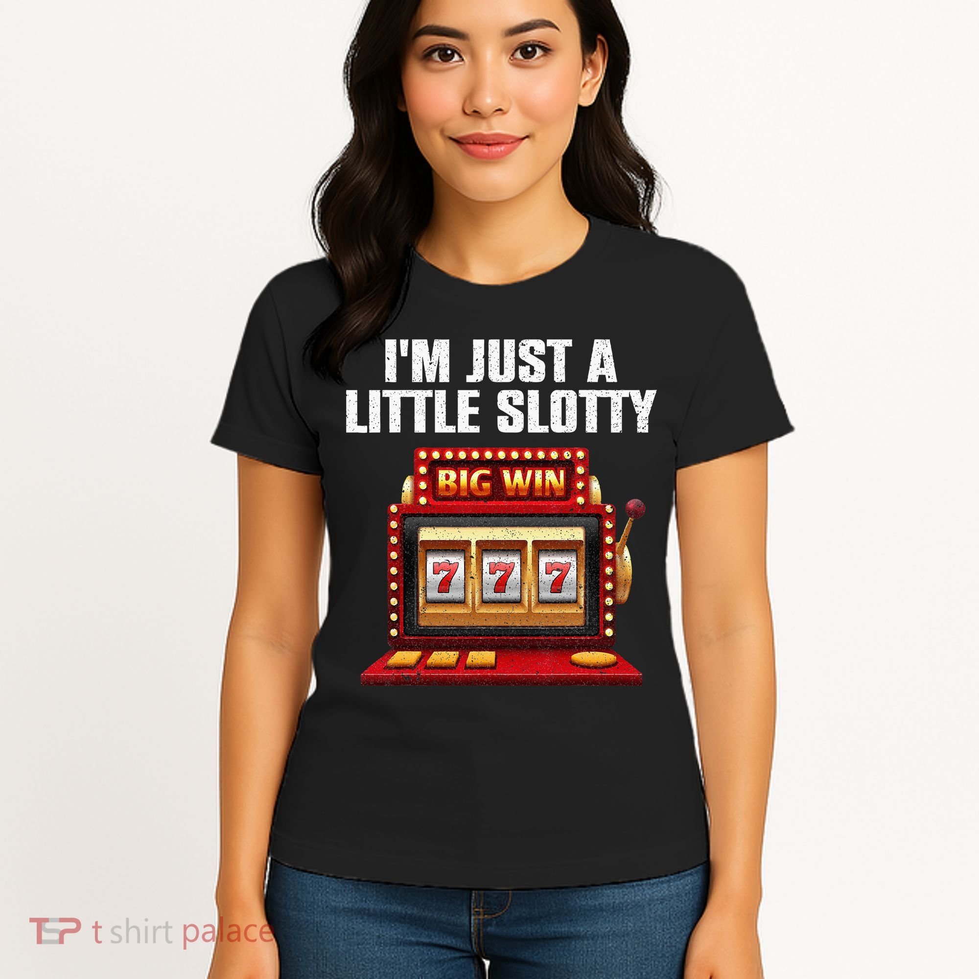 Cool Slot Machine Lovers Art For Men Women Casino Gambler Women's T-Shirt