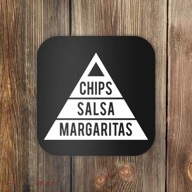 Chips Salsa Margaritas Coaster