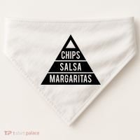 Chips Salsa Margaritas USA-Made Doggie Bandana thumb 0