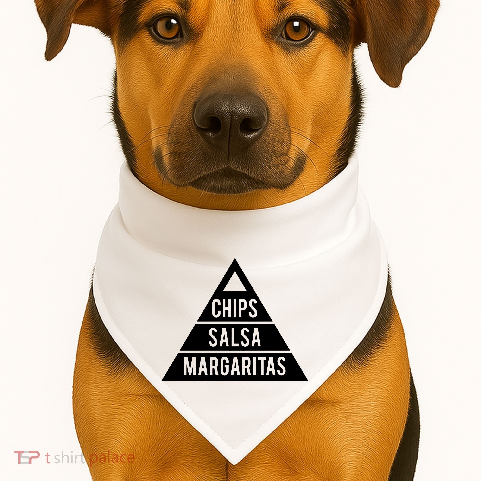 Chips Salsa Margaritas USA-Made Doggie Bandana