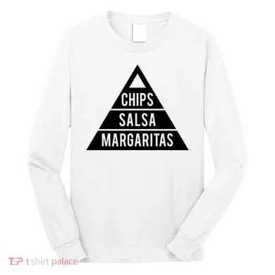 Chips Salsa Margaritas Long Sleeve Shirt