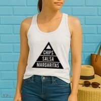 Chips Salsa Margaritas Women's Tank Top thumb 2