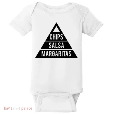 Chips Salsa Margaritas Baby Bodysuit