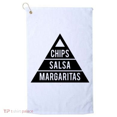 Chips Salsa Margaritas Golf Towel