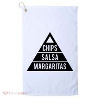 Chips Salsa Margaritas Golf Towel thumb 0