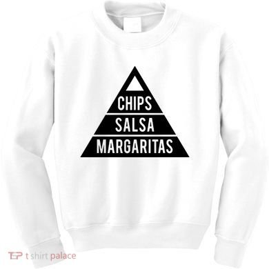 Chips Salsa Margaritas Kids Sweatshirt