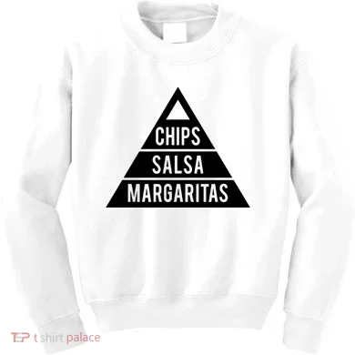 Chips Salsa Margaritas Kids Sweatshirt