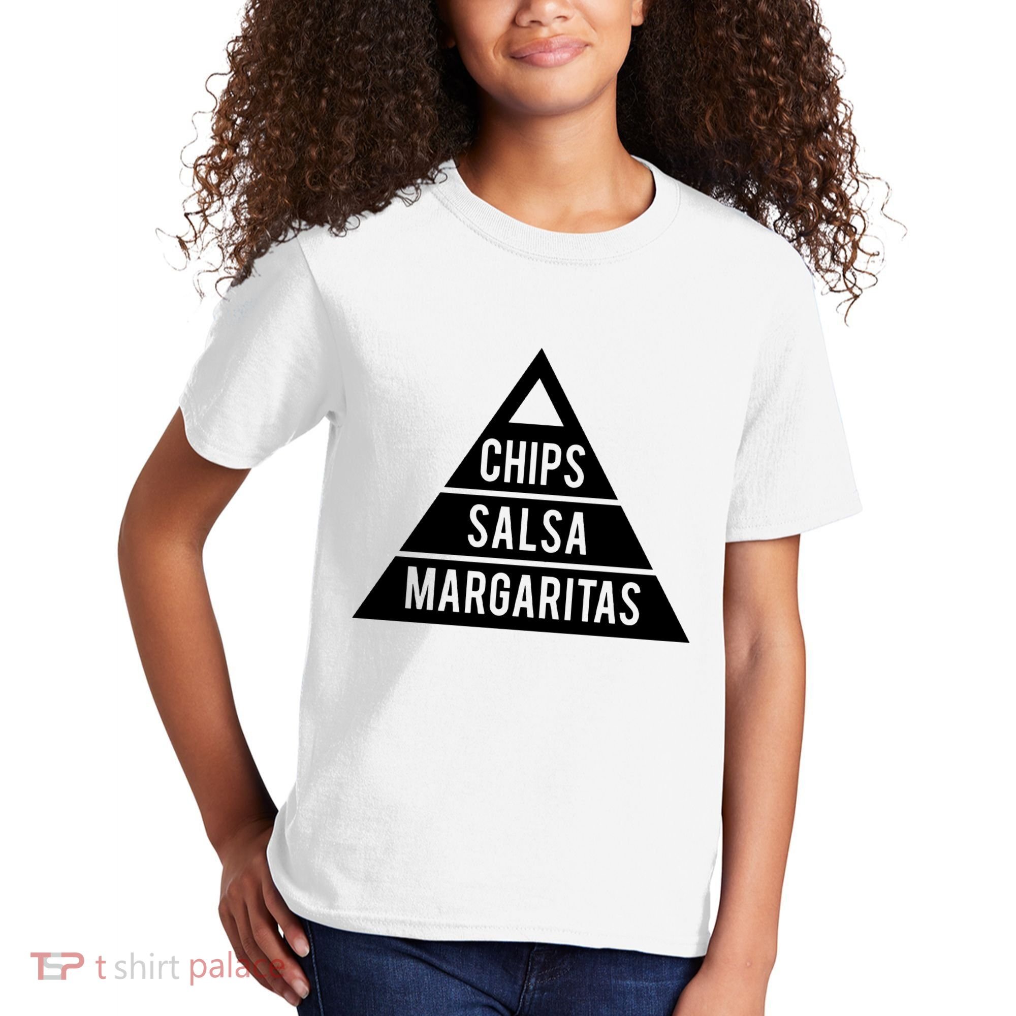 Chips Salsa Margaritas Kids T-Shirt