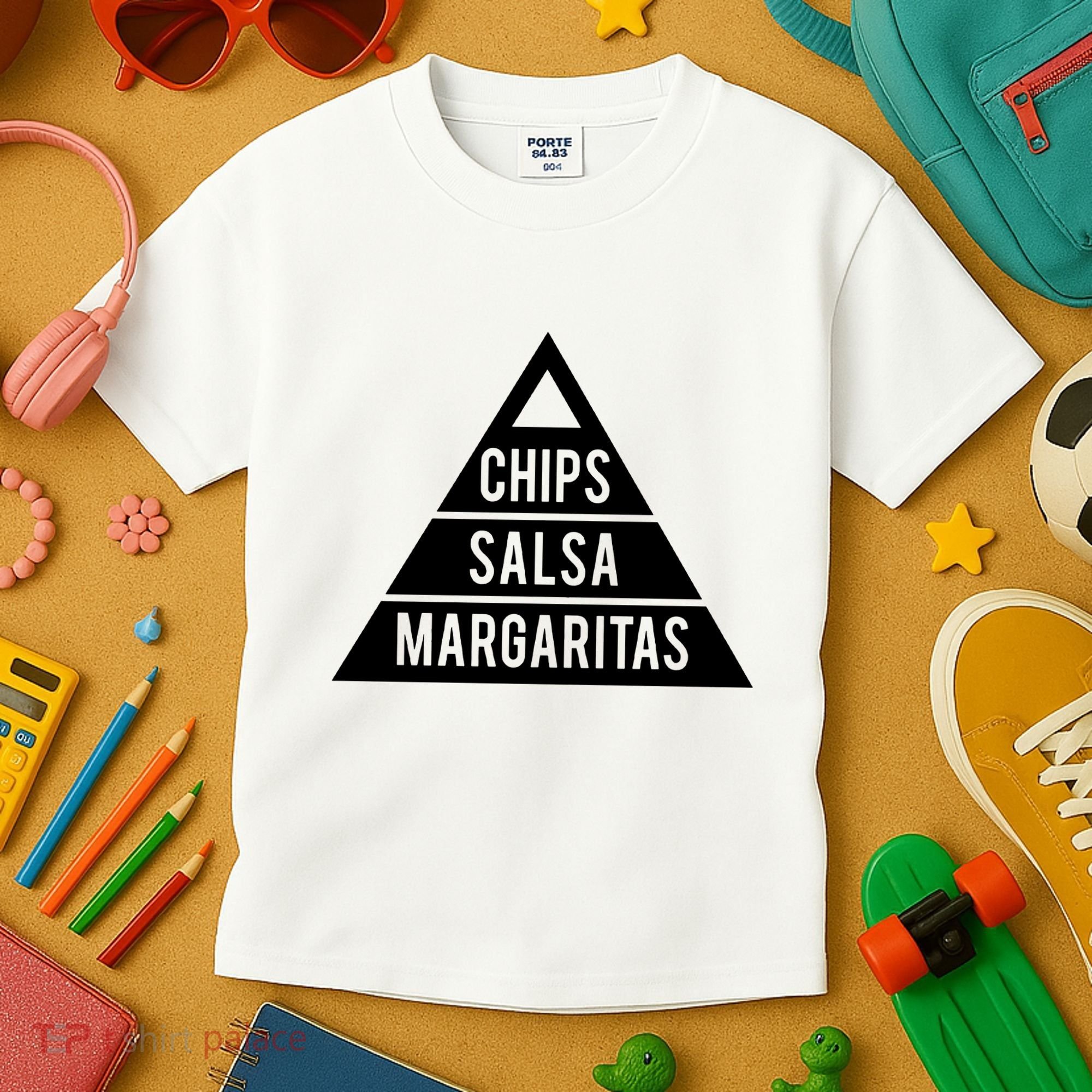 Chips Salsa Margaritas Kids T-Shirt