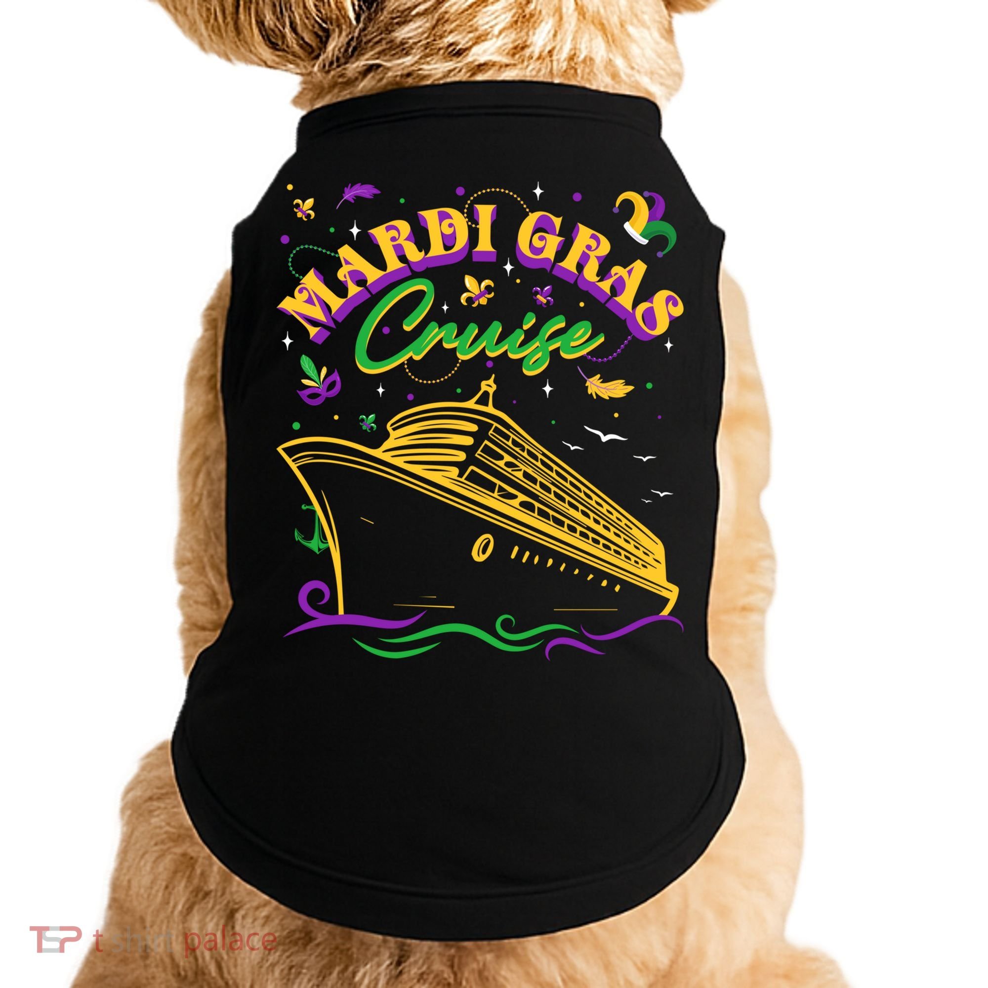 Cruise Ship Mardi Gras Ship Vacation Family Trip Gift Doggie Tank