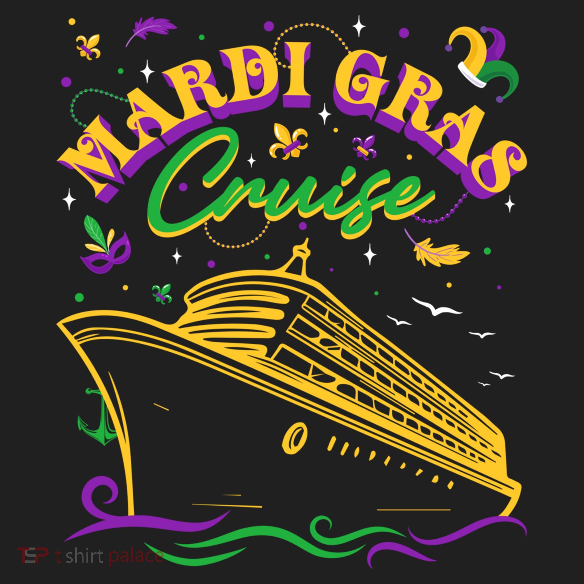 Cruise Ship Mardi Gras Ship Vacation Family Trip Gift Hat