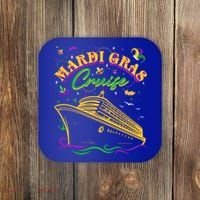 Cruise Ship Mardi Gras Ship Vacation Family Trip Gift Coaster thumb 0