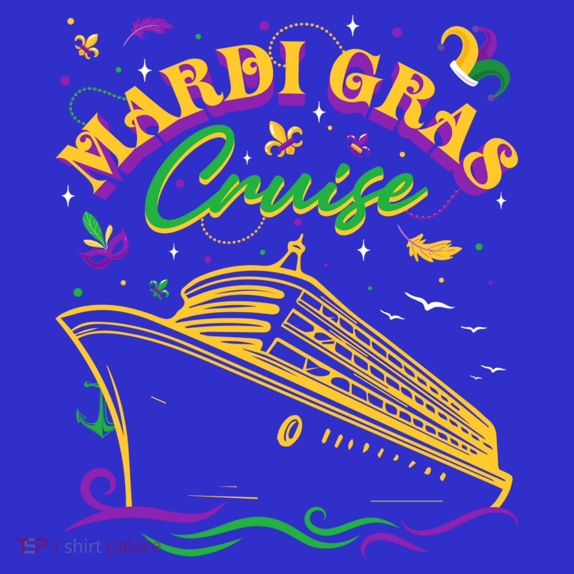 Cruise Ship Mardi Gras Ship Vacation Family Trip Gift Mousepad