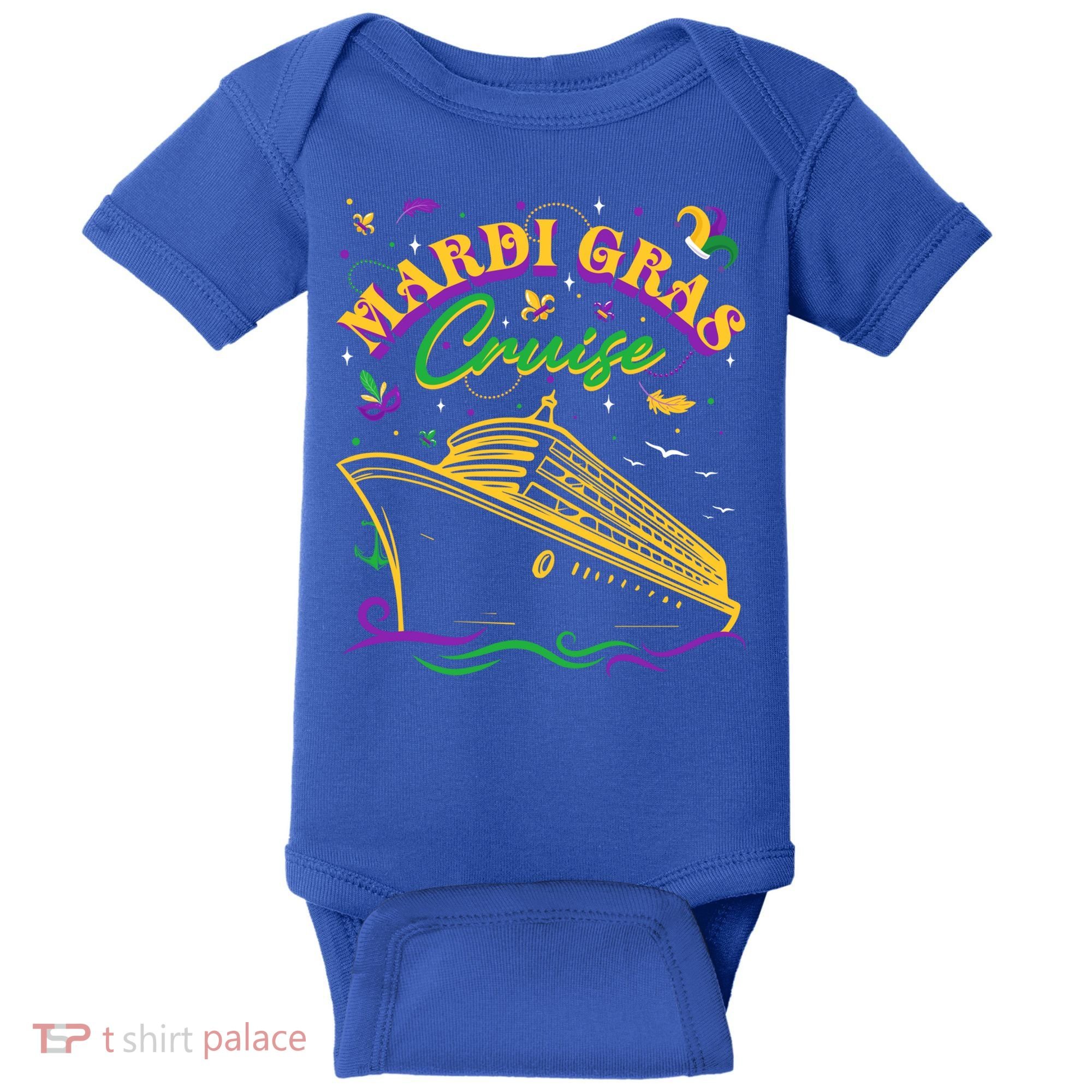 Cruise Ship Mardi Gras Ship Vacation Family Trip Gift Baby Bodysuit