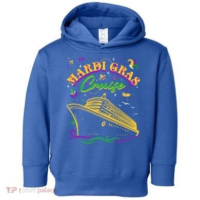 Cruise Ship Mardi Gras Ship Vacation Family Trip Gift Toddler Hoodie
