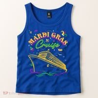 Cruise Ship Mardi Gras Ship Vacation Family Trip Gift Tank Top thumb 2