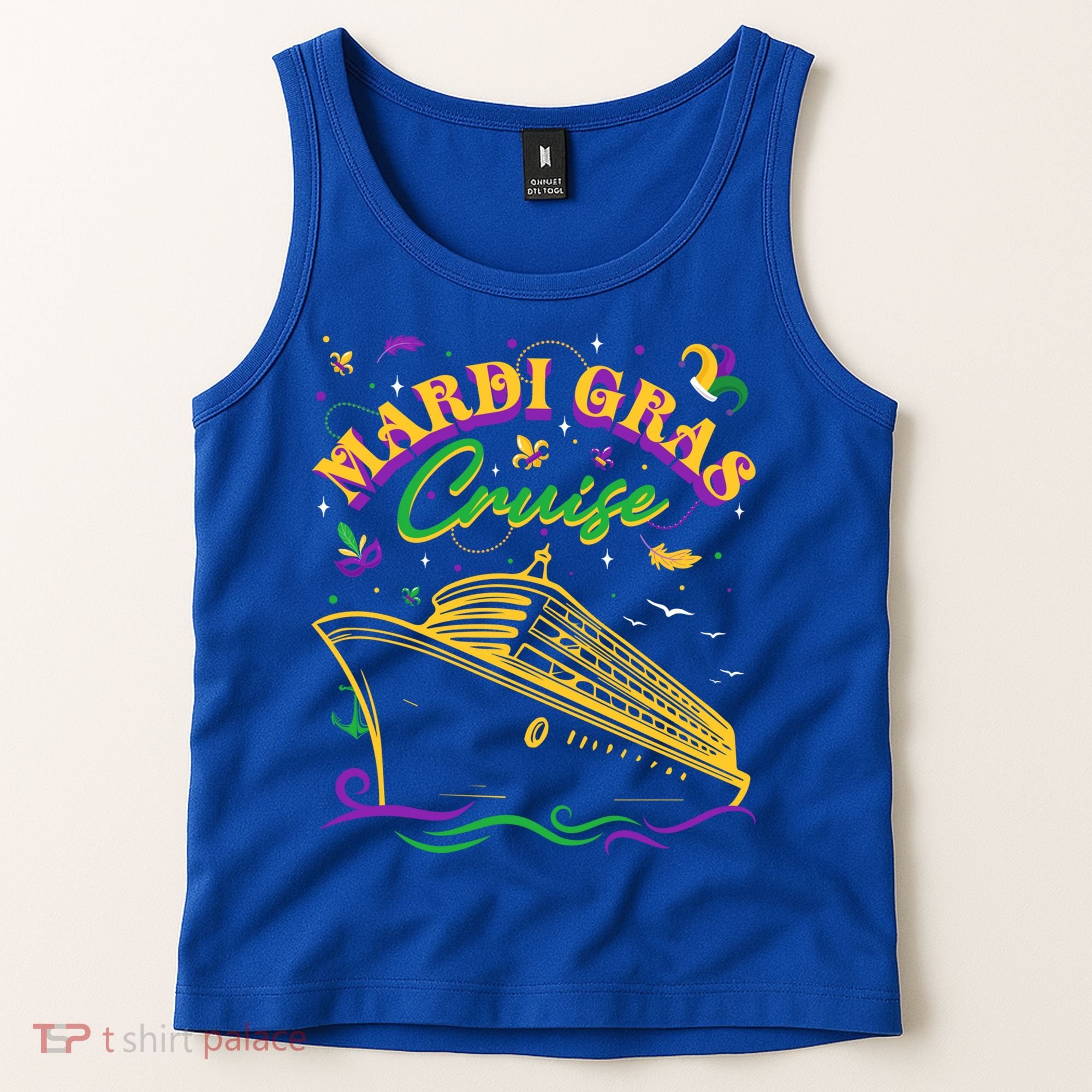 Cruise Ship Mardi Gras Ship Vacation Family Trip Gift Tank Top