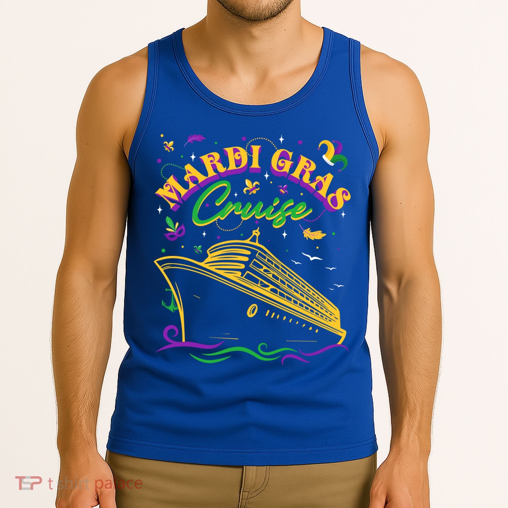 Cruise Ship Mardi Gras Ship Vacation Family Trip Gift Tank Top