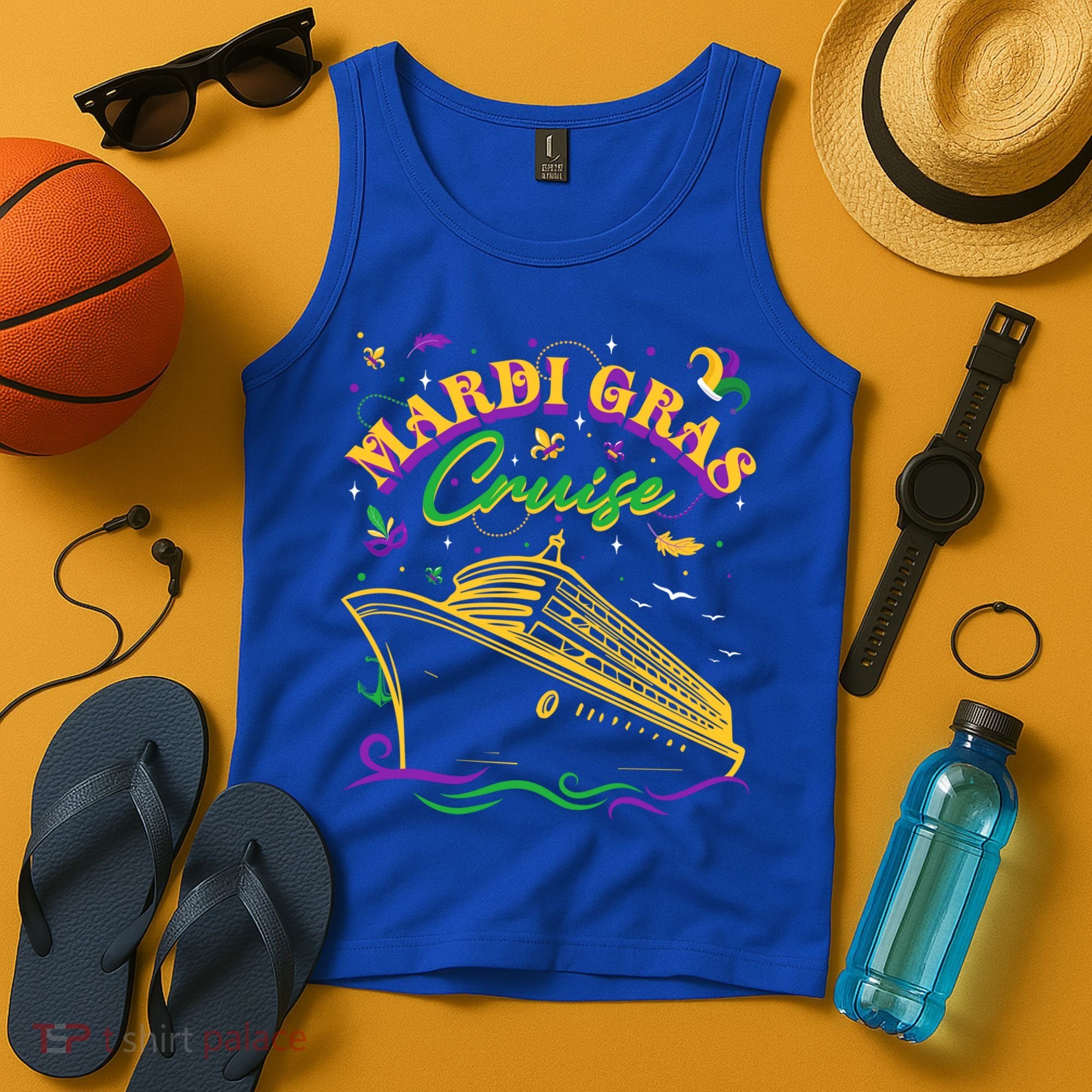 Cruise Ship Mardi Gras Ship Vacation Family Trip Gift Tank Top