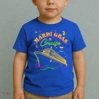 Cruise Ship Mardi Gras Ship Vacation Family Trip Gift Toddler T-Shirt thumb 2
