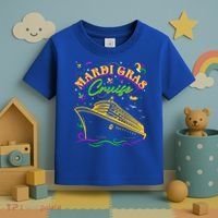 Cruise Ship Mardi Gras Ship Vacation Family Trip Gift Toddler T-Shirt thumb 3