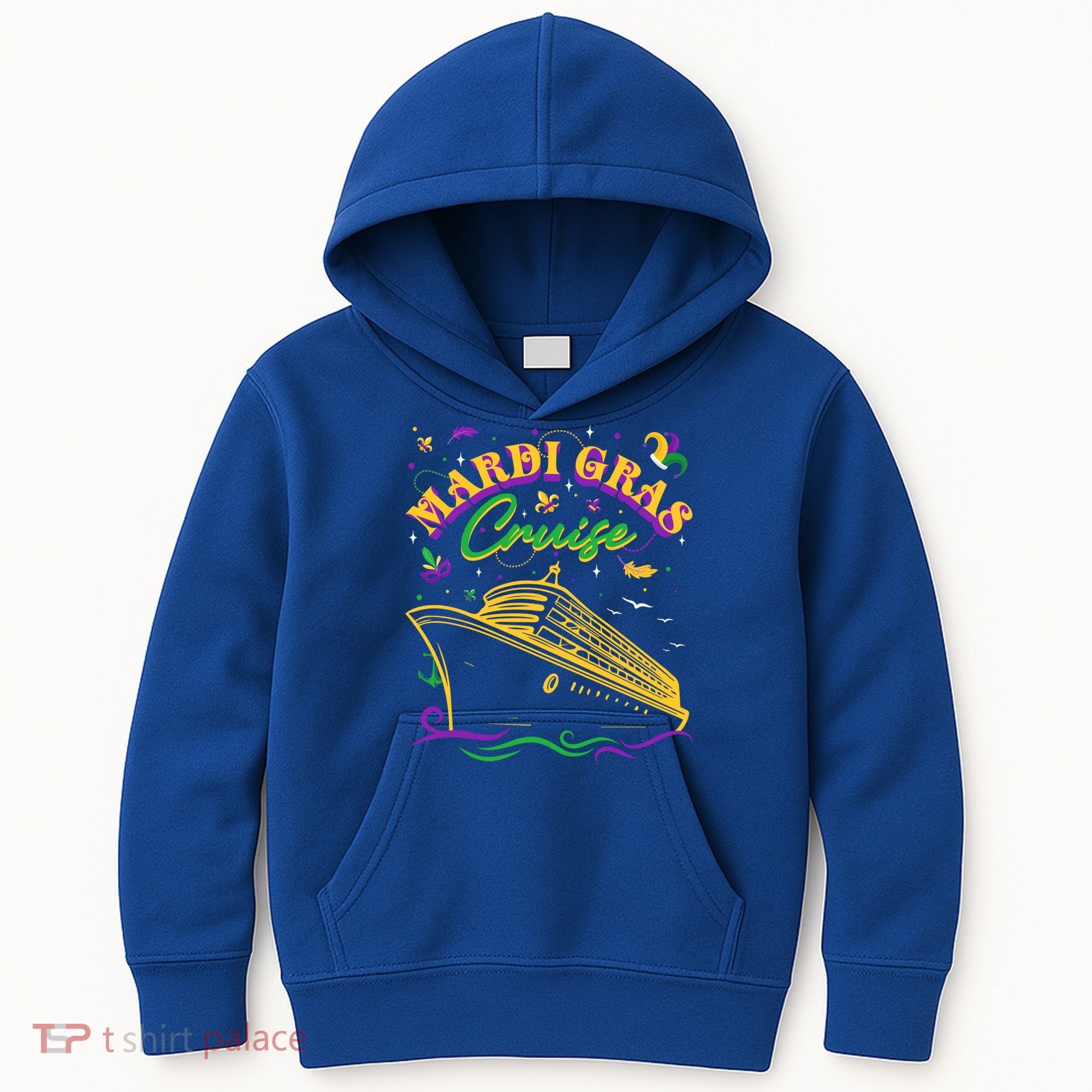 Cruise Ship Mardi Gras Ship Vacation Family Trip Gift Kids Hoodie