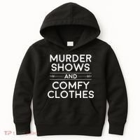 Crime Shows , Murder Shows And Comfy Clothes Kids Hoodie thumb 0