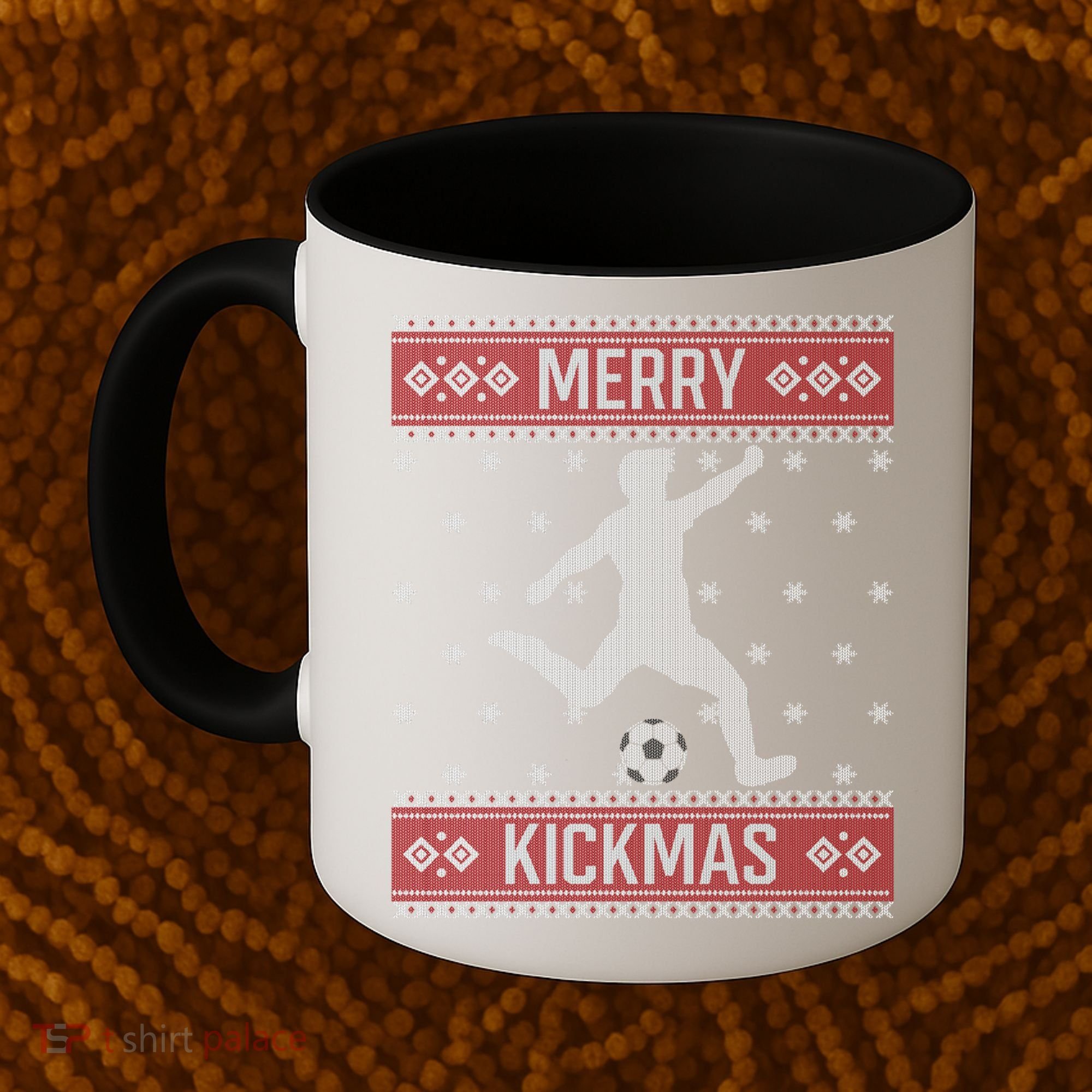Christmas Soccer Merry Kickmas Ball Sport Player Xmas Meaningful Gift Coffee Mug