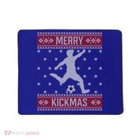 Christmas Soccer Merry Kickmas Ball Sport Player Xmas Meaningful Gift Mousepad thumb 0