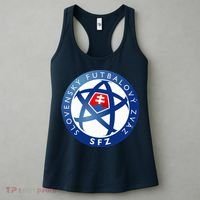 Cool Slovakia National Football Soccer Team Art Logo Women's Tank Top thumb 3