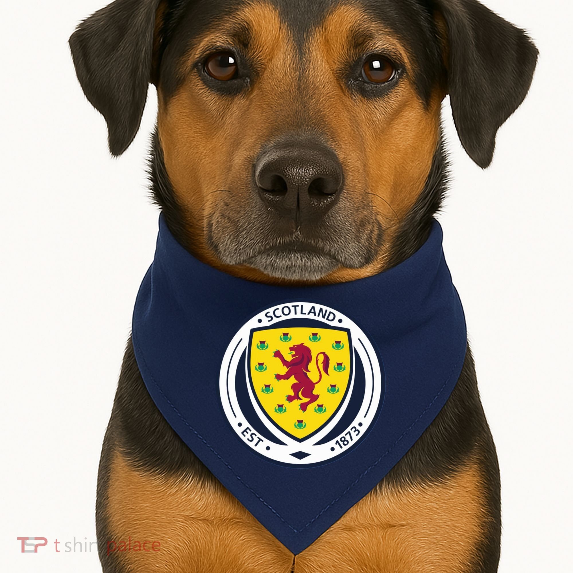 Cool Scotland National Soccer Team USA-Made Doggie Bandana