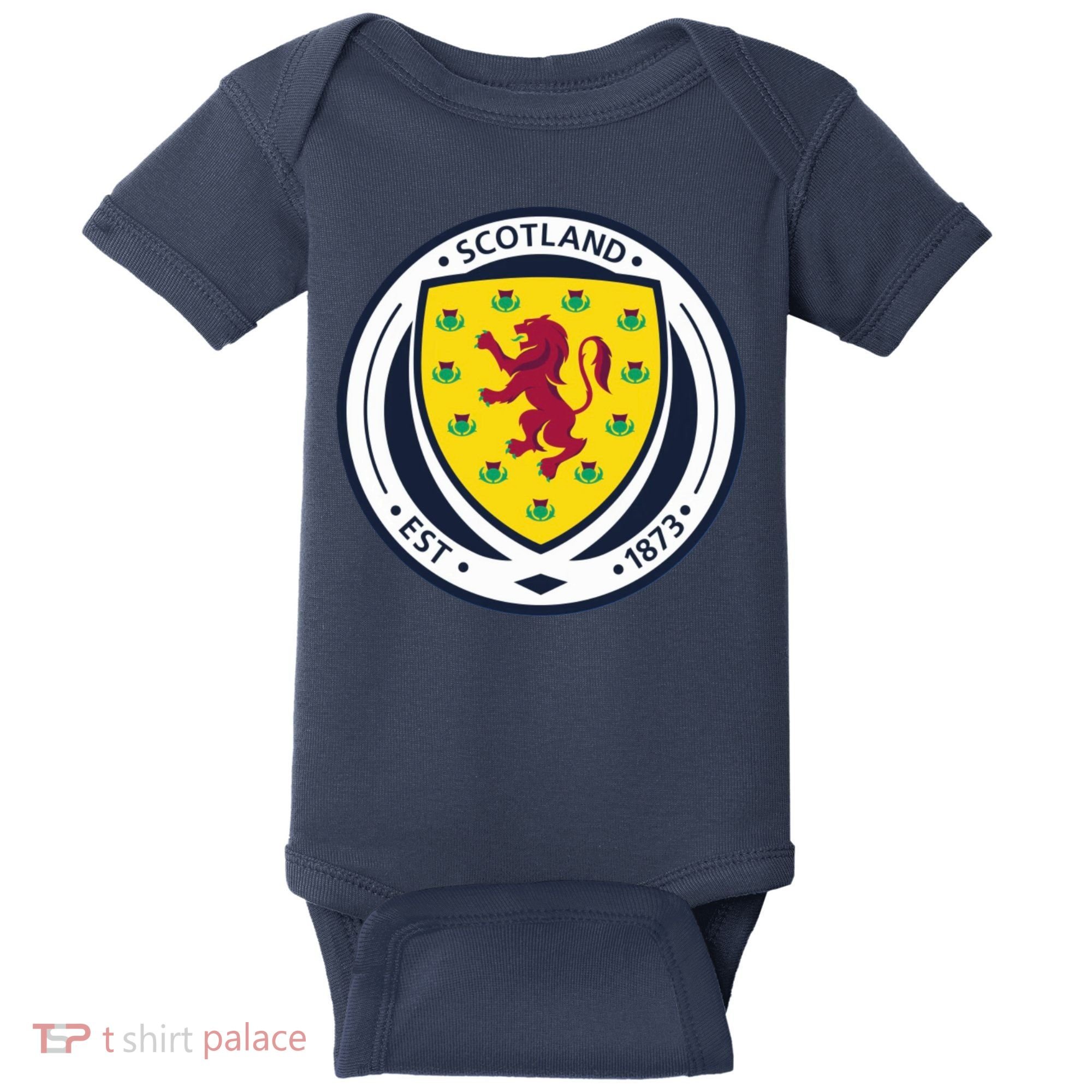 Cool Scotland National Soccer Team Baby Bodysuit