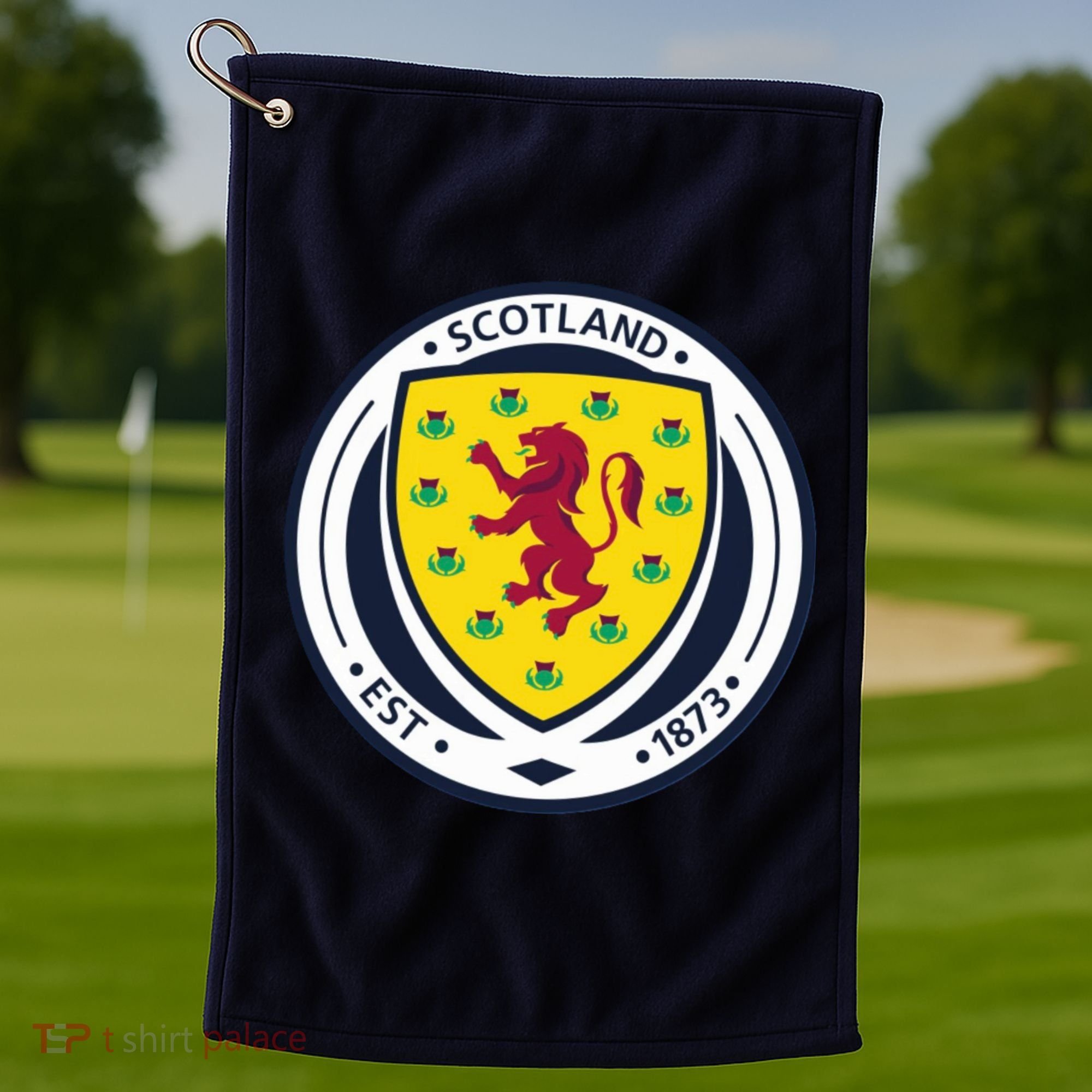 Cool Scotland National Soccer Team Golf Towel