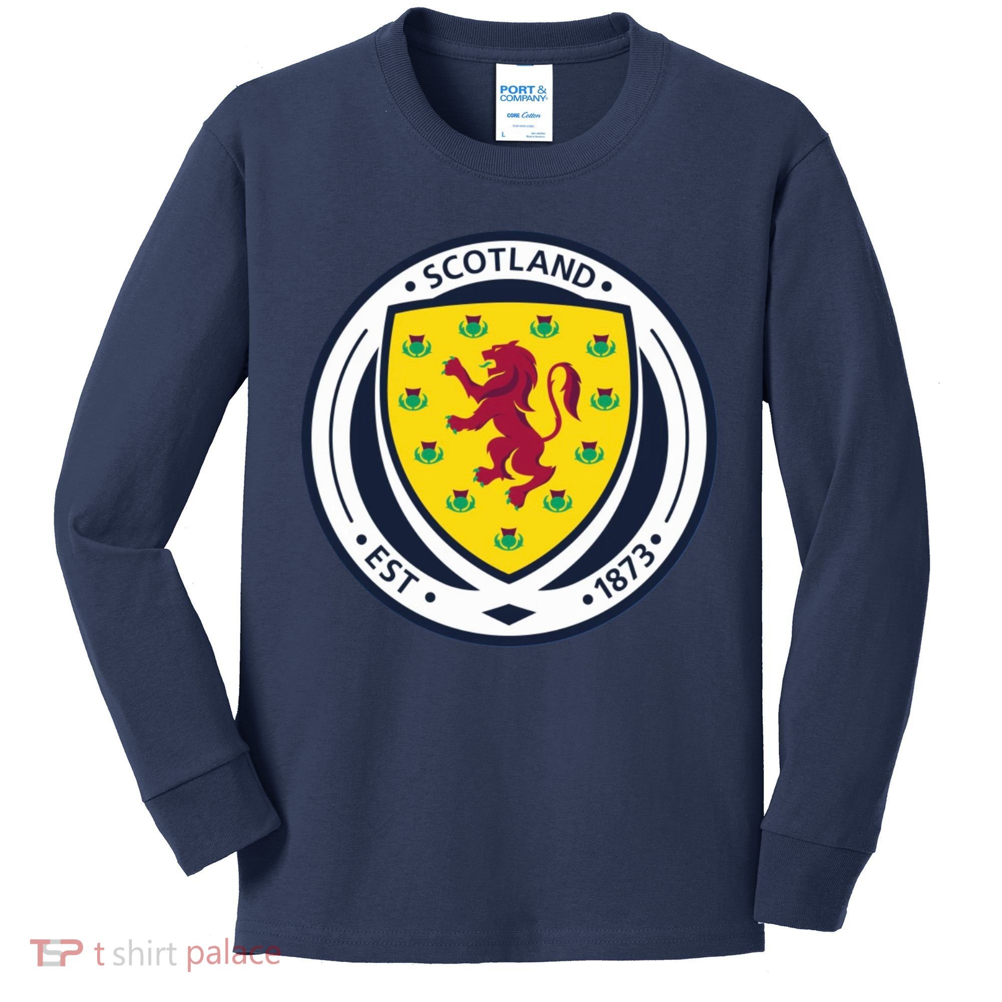 Cool Scotland National Soccer Team Kids Long Sleeve Shirt