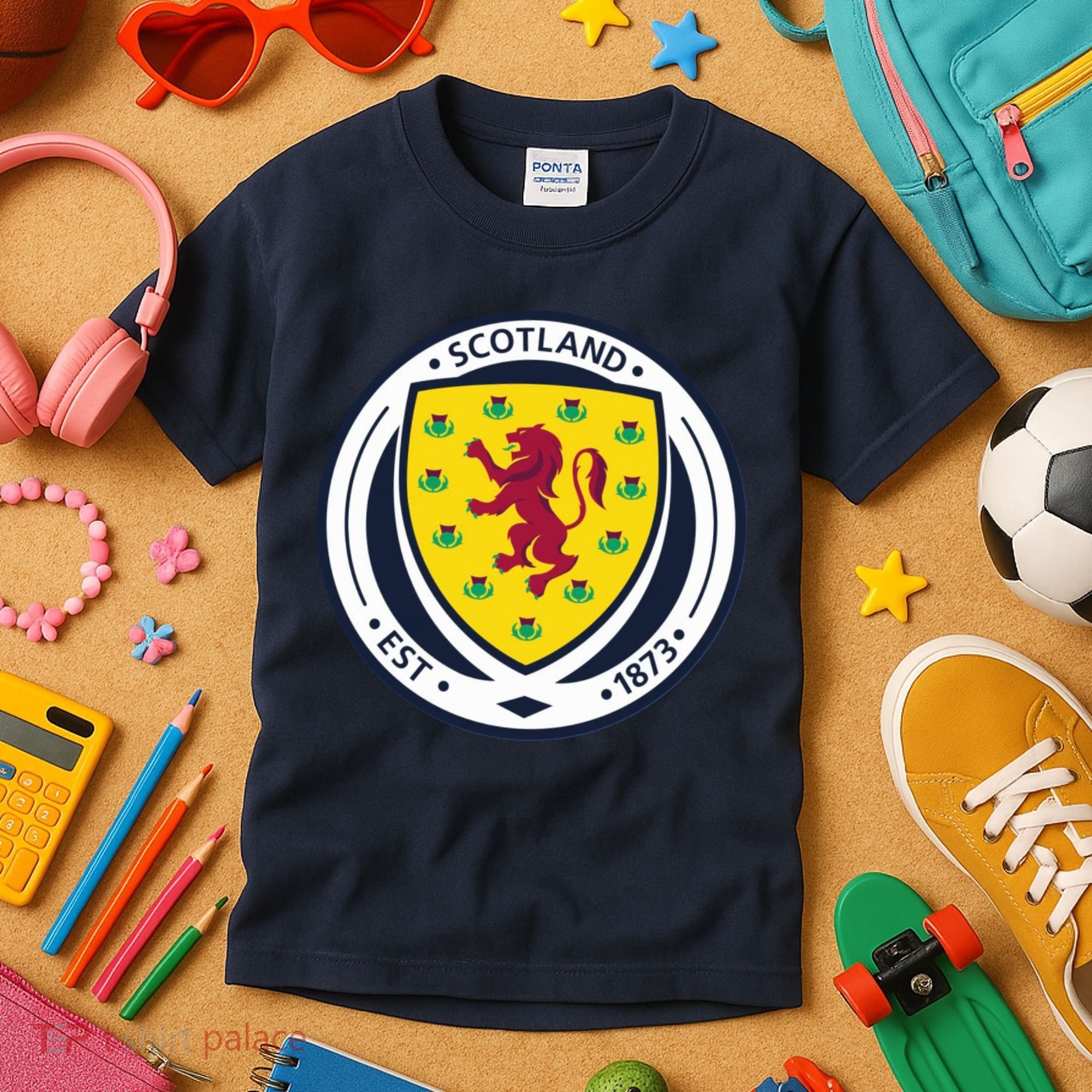 Cool Scotland National Soccer Team Kids T-Shirt