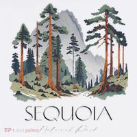 Cool Sequoia National Park Hiking Watercolor T-Shirt thumb 7