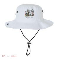 Cool Sequoia National Park Hiking Watercolor Bucket Hat thumb 0