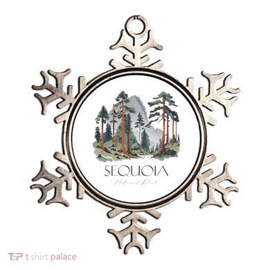 Cool Sequoia National Park Hiking Watercolor Ornament