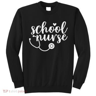 Cute School Nurse Appreciation Sweatshirt