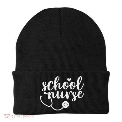 Cute School Nurse Appreciation Beanie