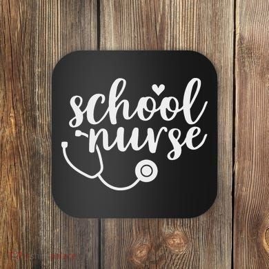 Cute School Nurse Appreciation Coaster