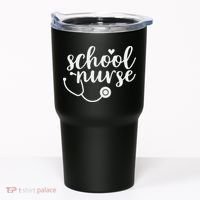Cute School Nurse Appreciation Tumbler thumb 0