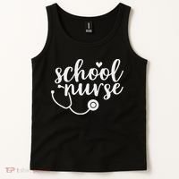 Cute School Nurse Appreciation Tank Top thumb 2