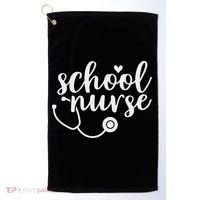 Cute School Nurse Appreciation Golf Towel thumb 0