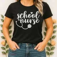 Cute School Nurse Appreciation Women's T-Shirt thumb 2