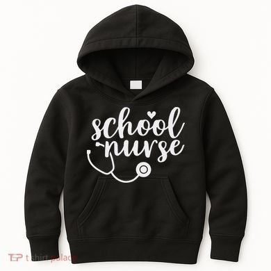 Cute School Nurse Appreciation Kids Hoodie