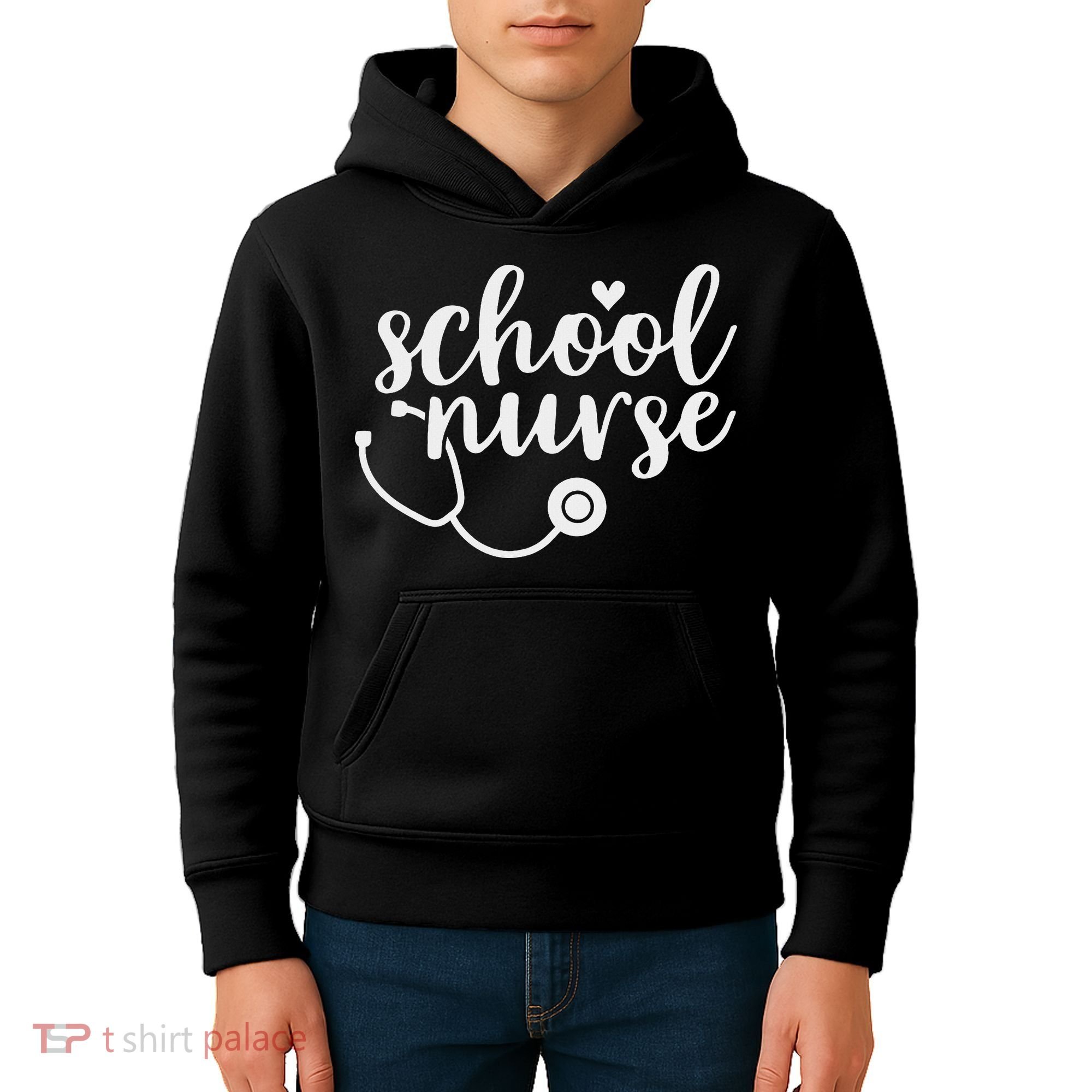 Cute School Nurse Appreciation Kids Hoodie