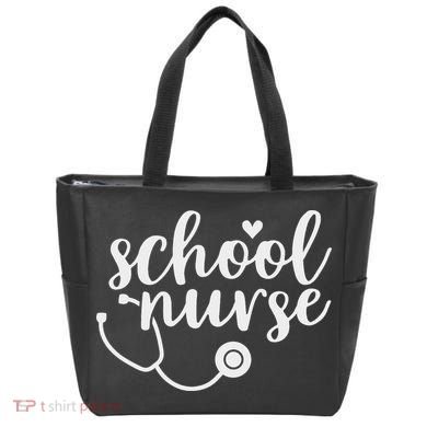Cute School Nurse Appreciation Tote Bag